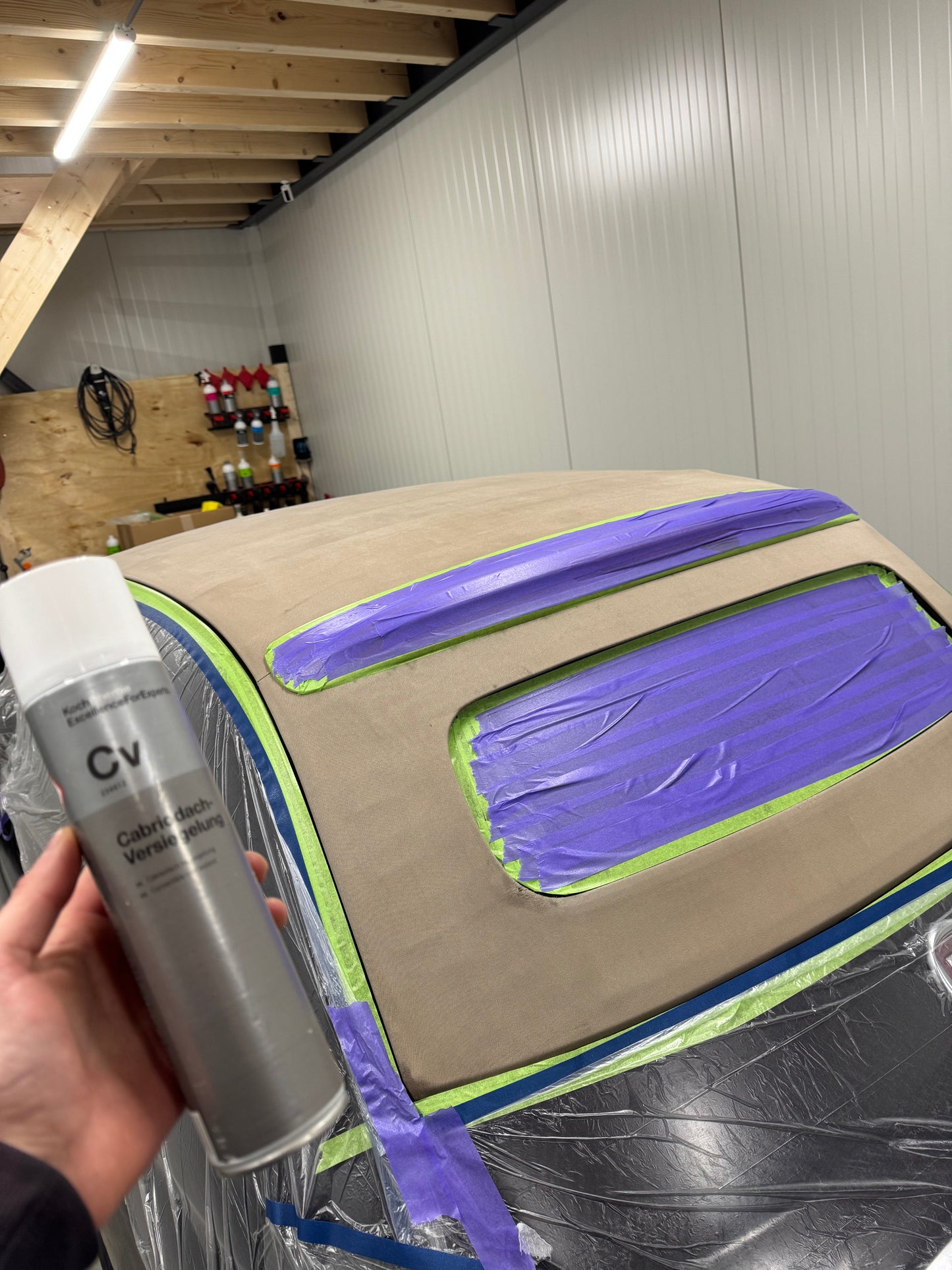 Cabrio dak reinigen en beschermen